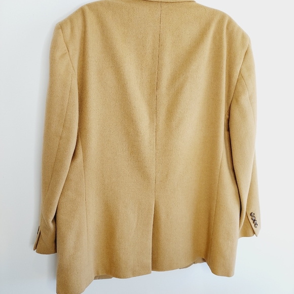 Jos A. Banks Men’s Beige Tan 100% Camel Hair Sports Jacket Blazer Size 50 L - Picture 4 of 16